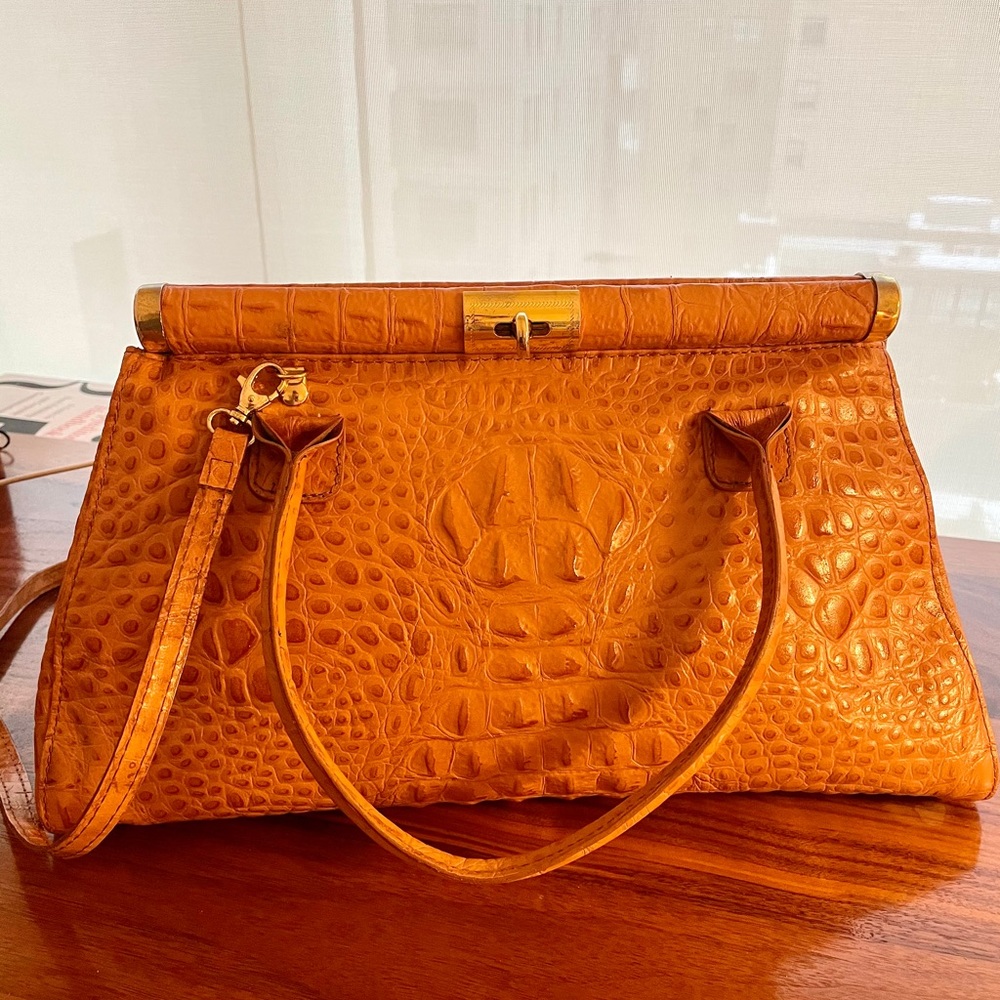 Rare Vintage Ostrich Handbag